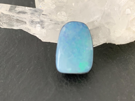 Australian Opal doublet 9x13x5mm cabochon
