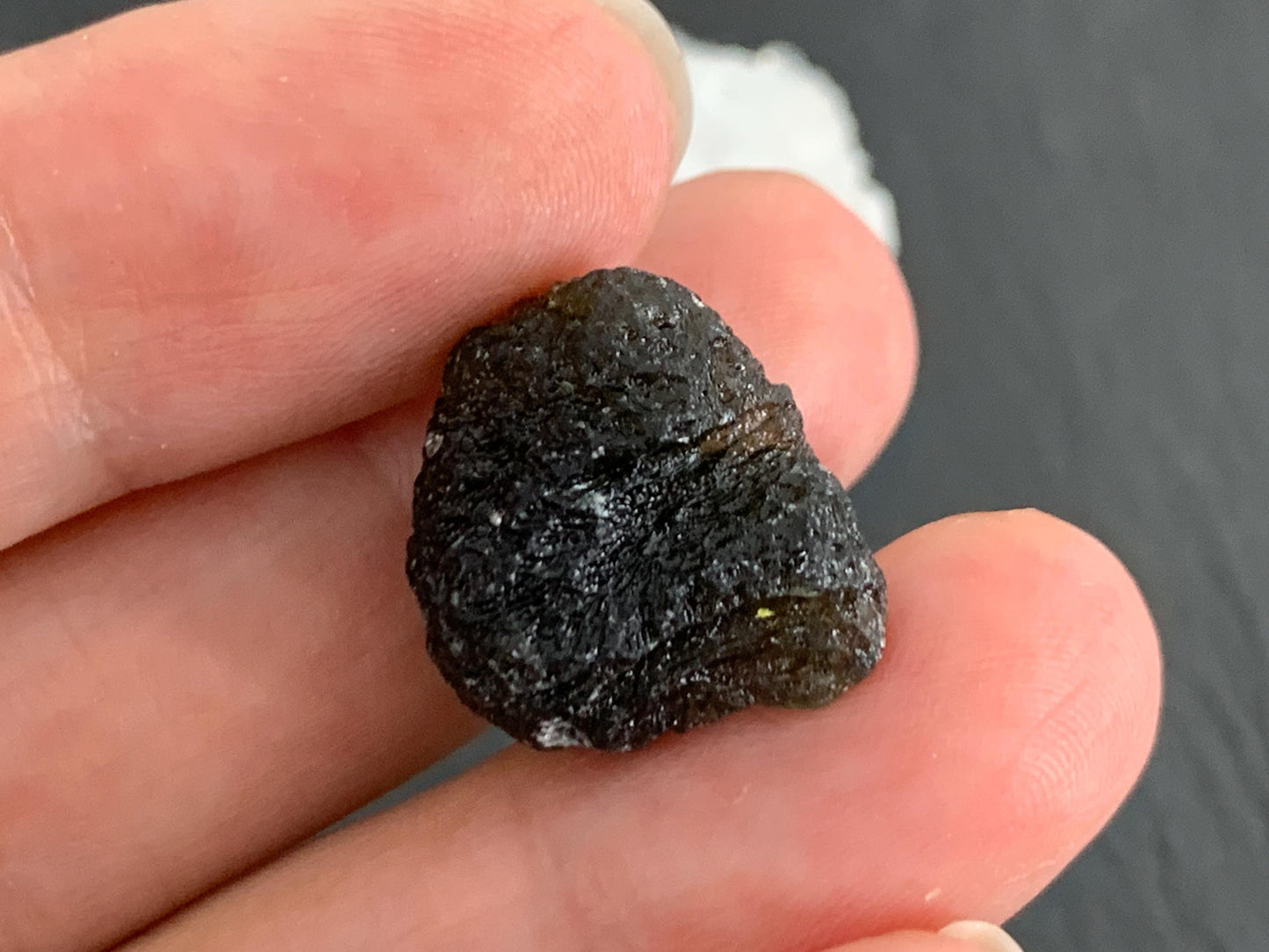Moldavite Crystal: Natural Rough Stone (Czech Republic, 3.14g)