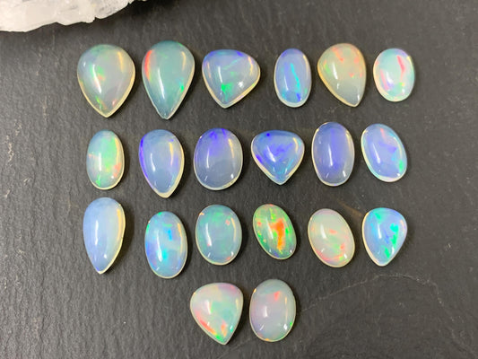 Ethiopian Opal 9-12mm long cabochon