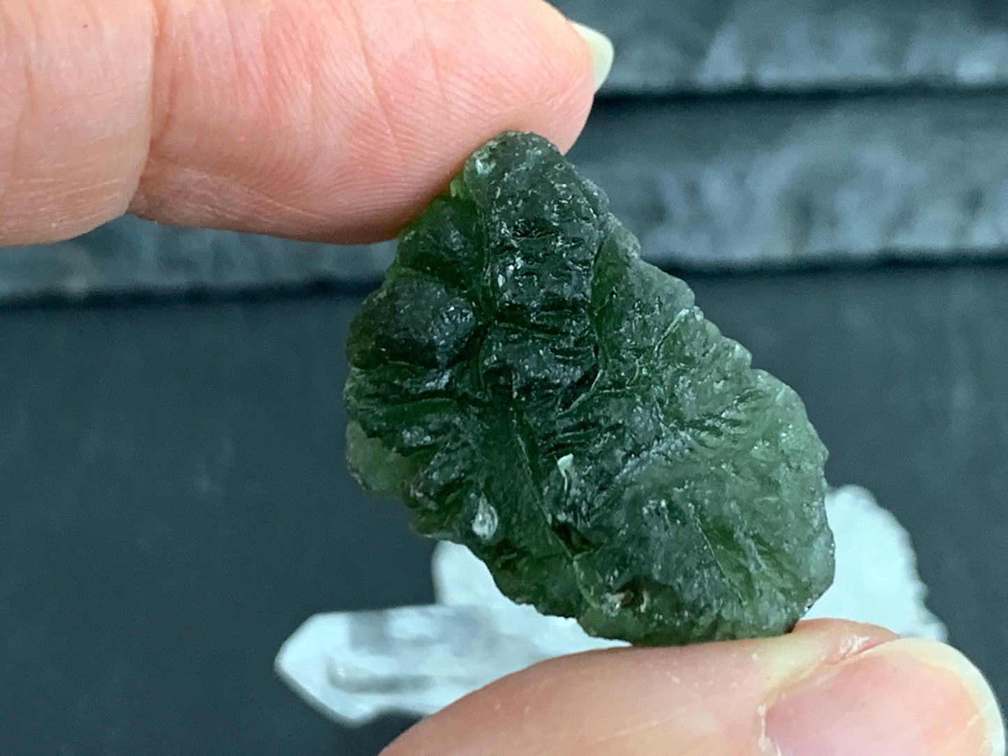 Moldavite Crystal: Natural Rough Stone (Czech Republic, 5.12g)
