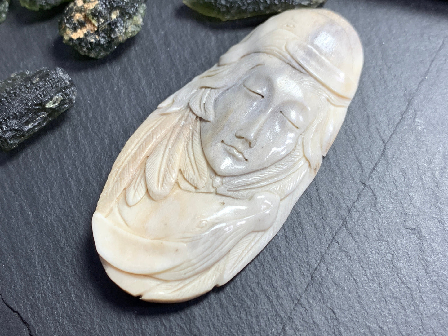 Bull Bone Carving