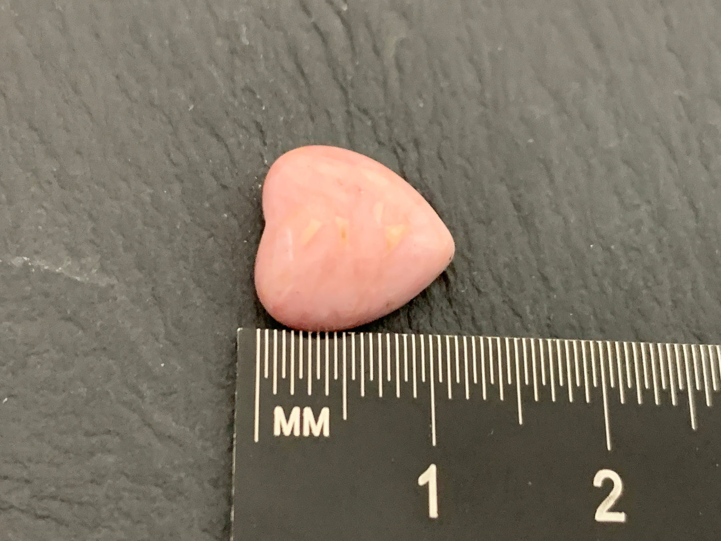 Rhodochrosite heart 12x12mm cabochon - Calibrated acbochons