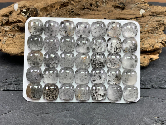 Super 7 square cushion 10mm cabochon - Calibrated cabochons