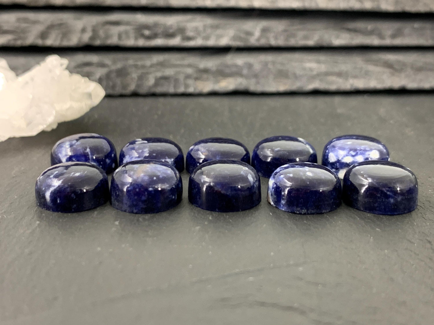 Sodalite round 12mm cabochon