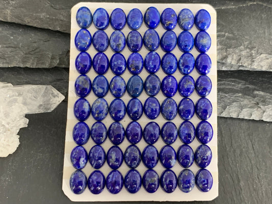 Lapis Lazuli oval 6x8mm cabochon - Calibrated cabochons