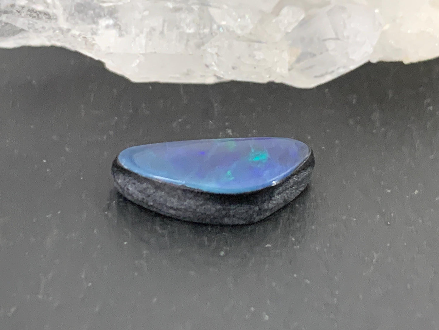 Australian Opal doublet 5x13x3.5mm cabochon