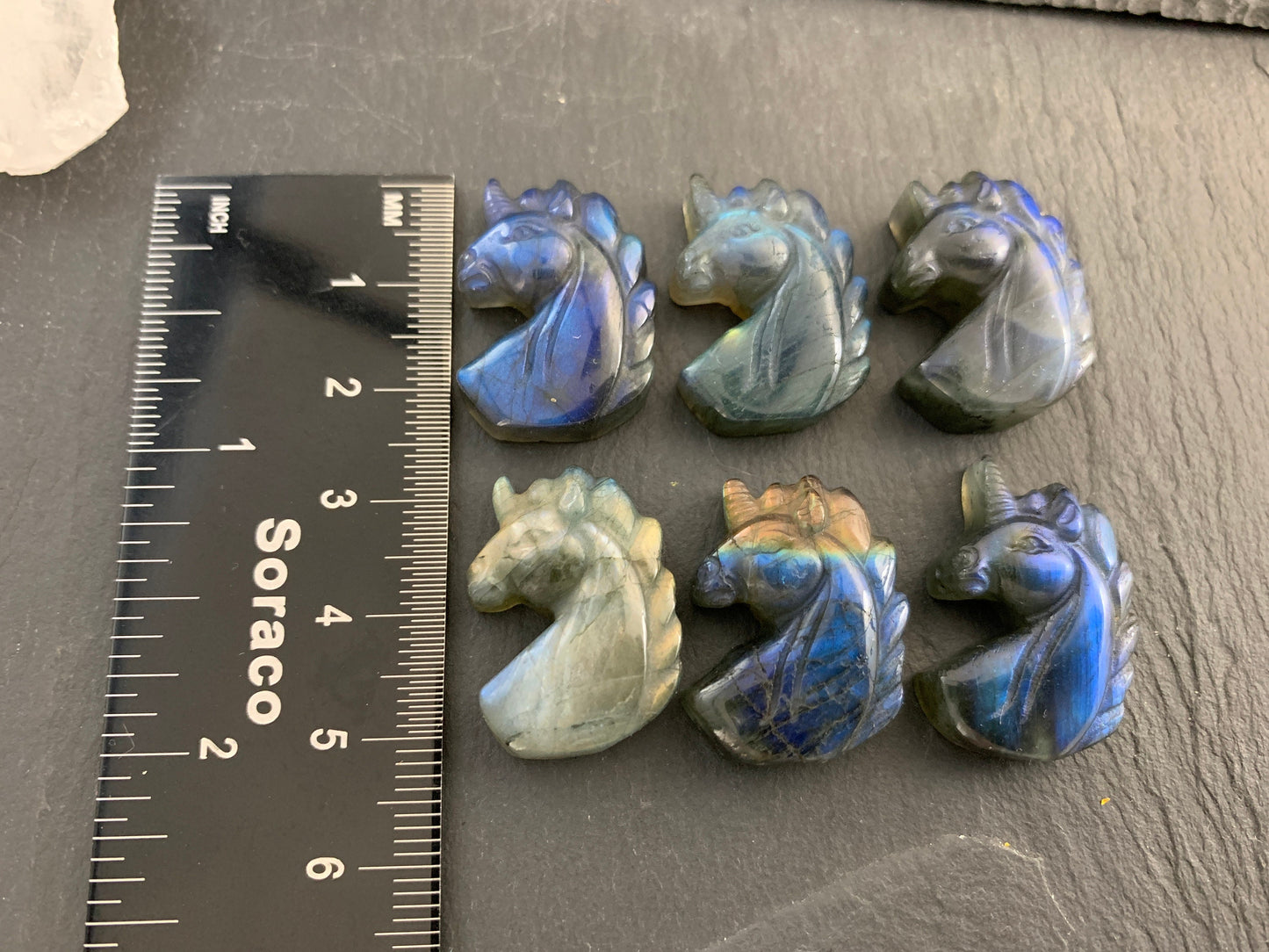 Labradorite Unicorn 18x24mm cabochon