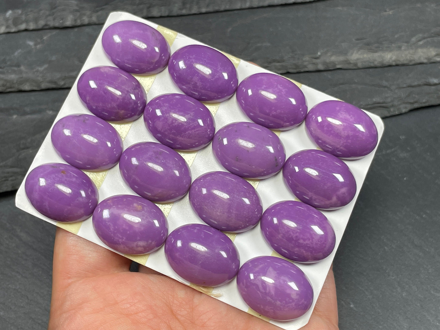 Phosphosiderite oval 15x20mm cabochon | Calibrated Phosphosiderite