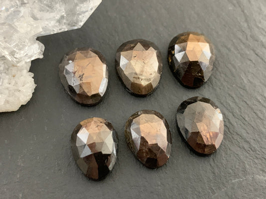 Faceted Star Sapphire 9x12mm, 10x13mm cabochon