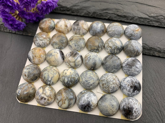 Opalite round 15mm Cabochon - Calibrated cabochons