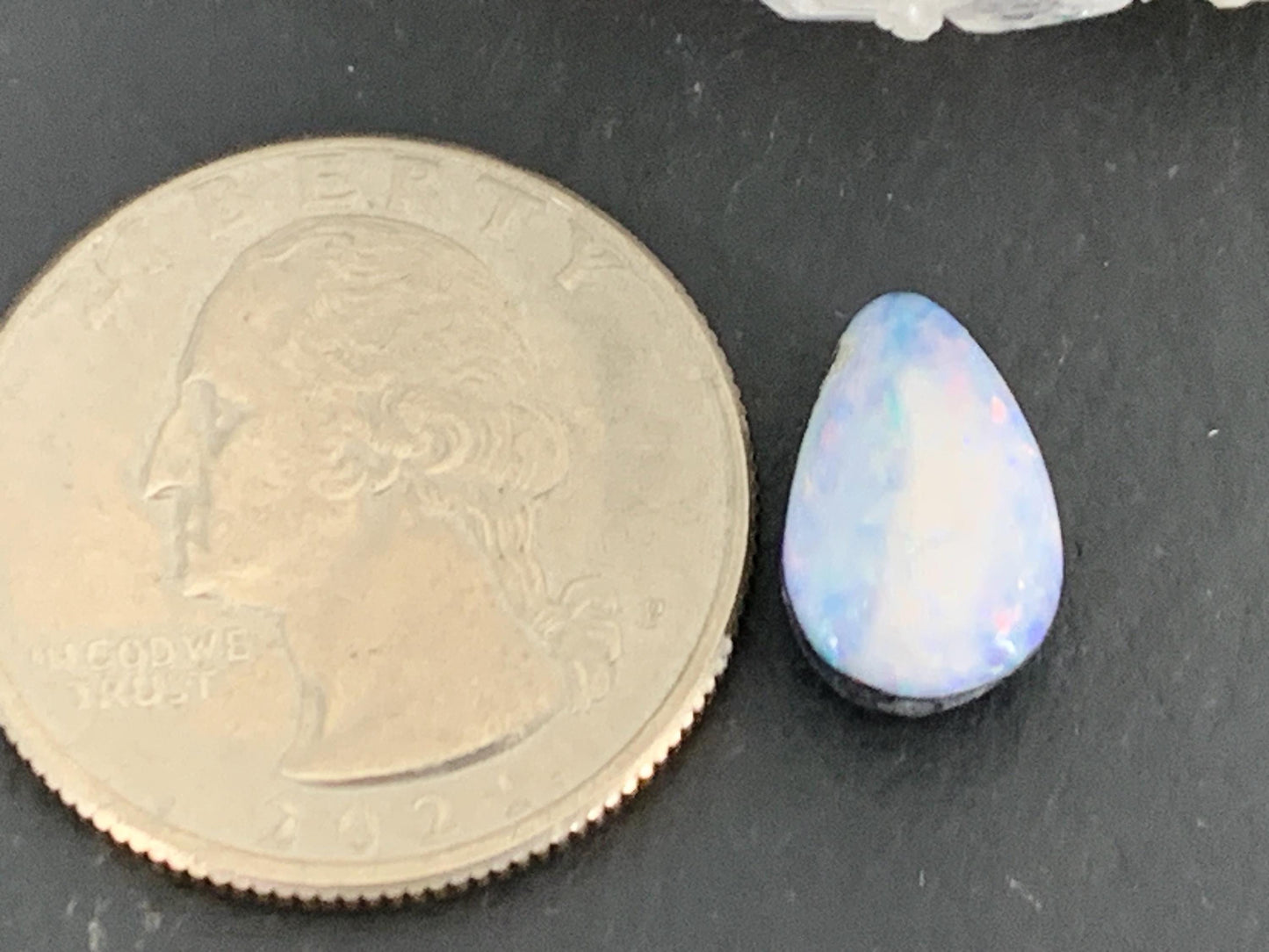Australian Opal doublet 8x12x5mm cabochon