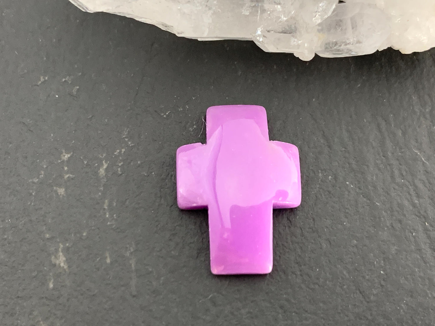 Phosphosiderite cross 12x16mm cabochon - Calibrated cabochons