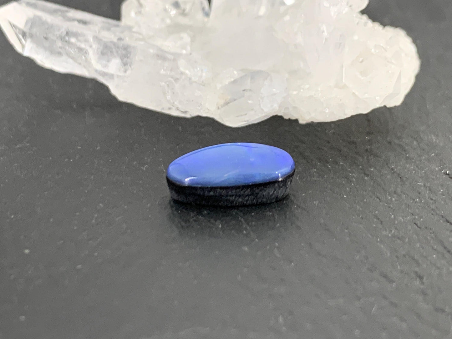 Australian Opal doublet 6x11x4mm cabochon