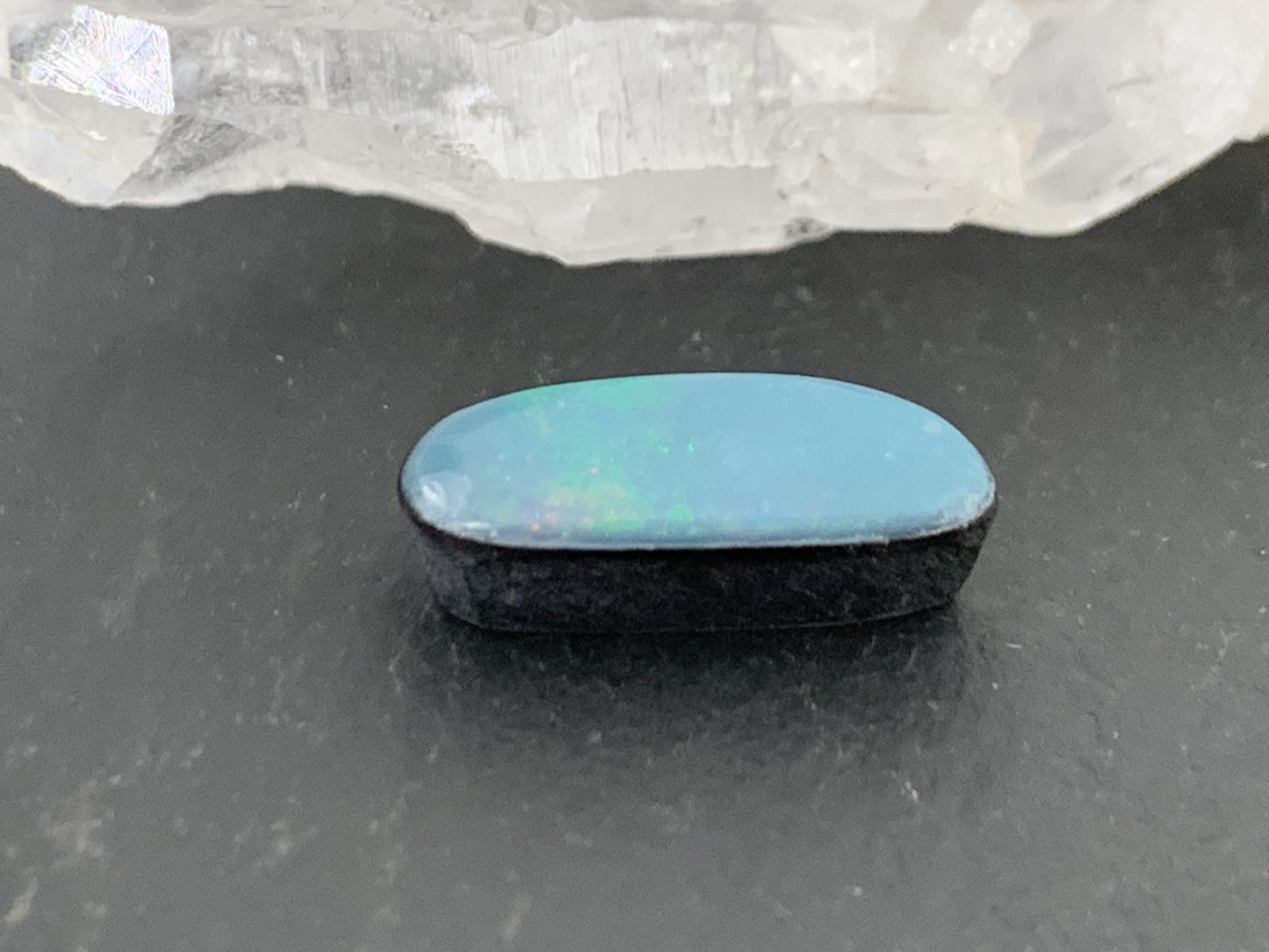 Australian Opal doublet 5x12x4mm cabochon