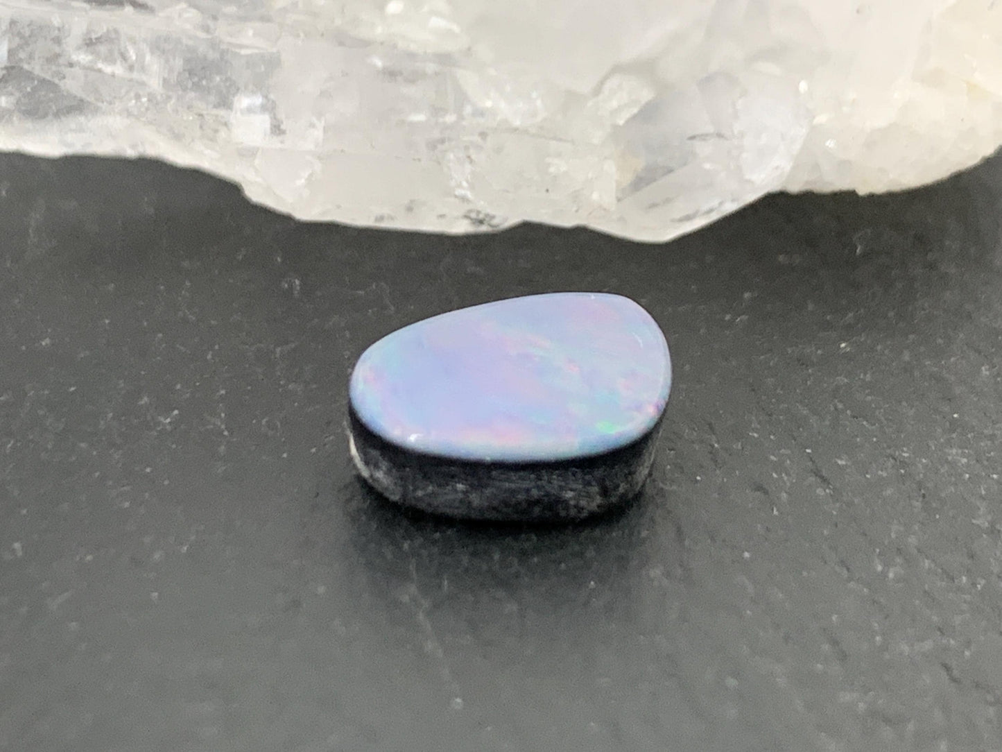 Australian Opal doublet 8x10x4mm cabochon