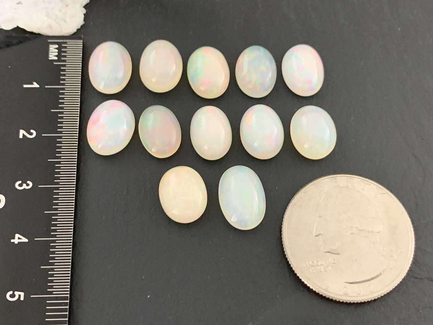 Ethiopian Opal 10-12mm long cabochon