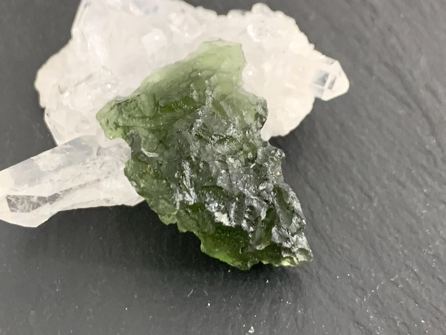 Moldavite Crystal: Natural Rough Stone (Czech Republic, 4.43g)