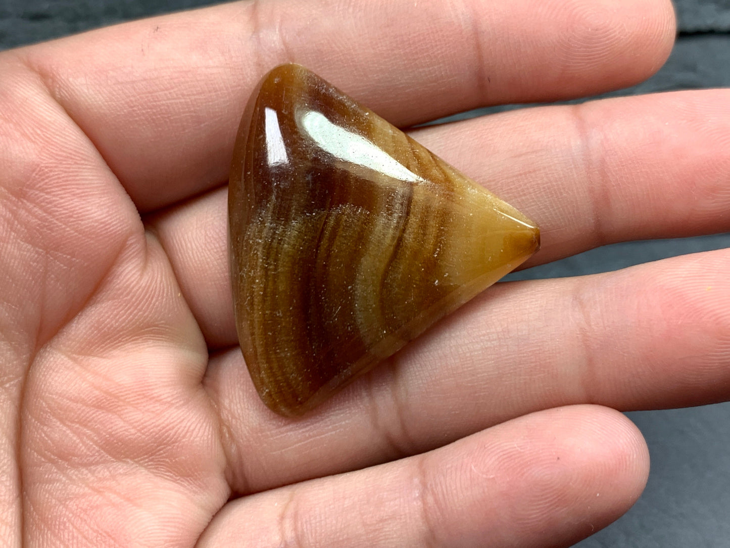 Aragonite 33x77x7mm Cabochon