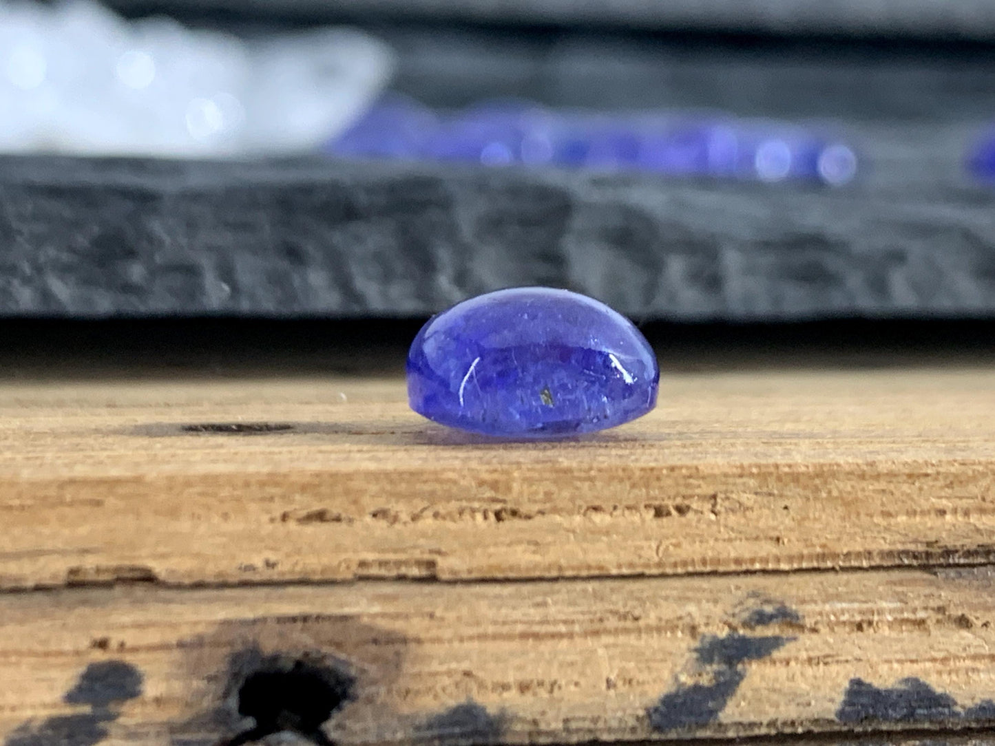 Tanzanite Square Cabochon: 5-9mm Gemstone