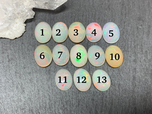 Ethiopian Opal oval 7x9mm cabochon