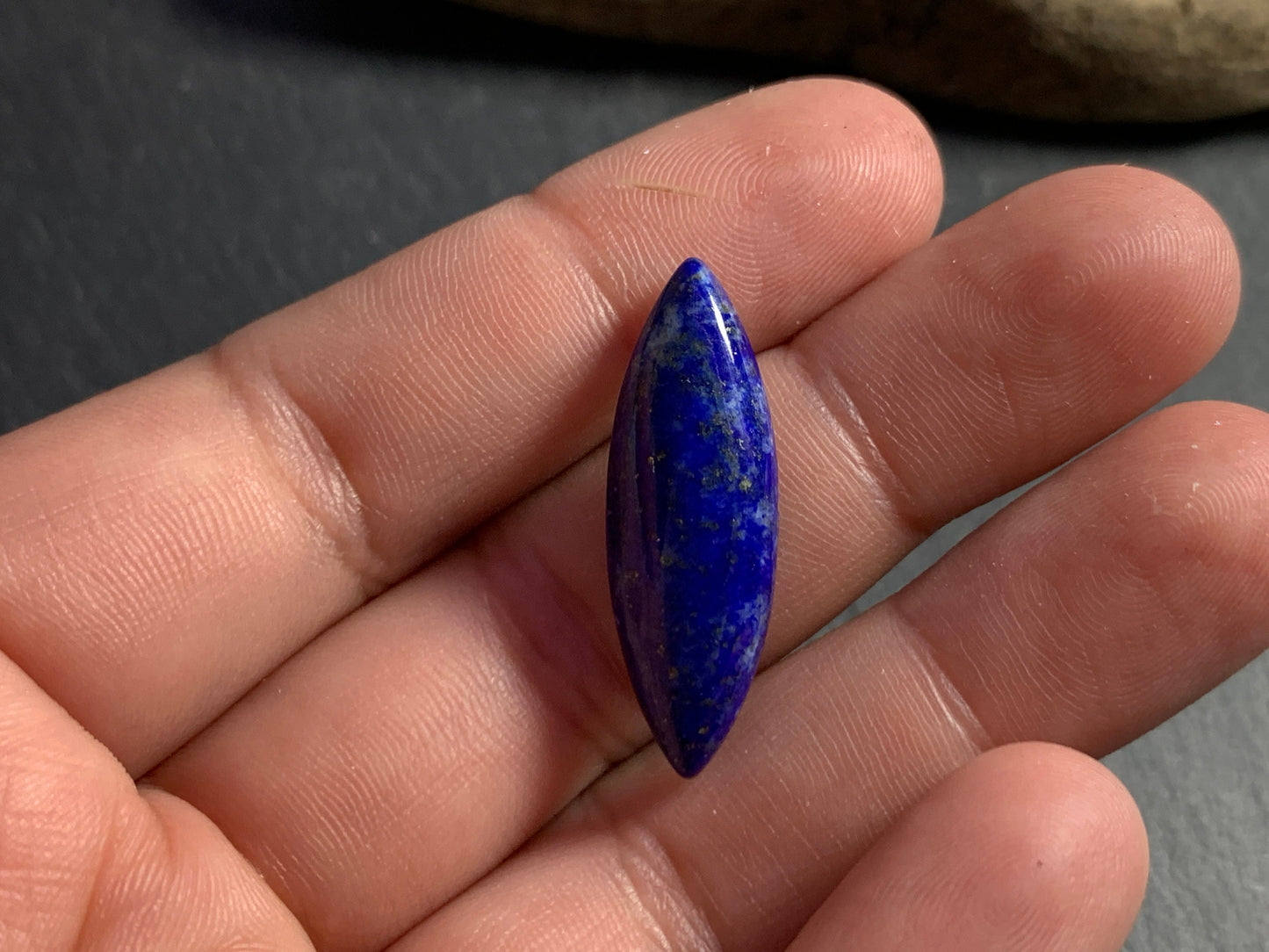 Lapis Lazuli marquise  10x30mm cabochon - Calibrated cabochons