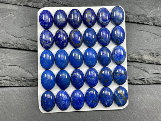 Lapis Lazuli oval 10x14mm cabochon - Calibrated cabochons