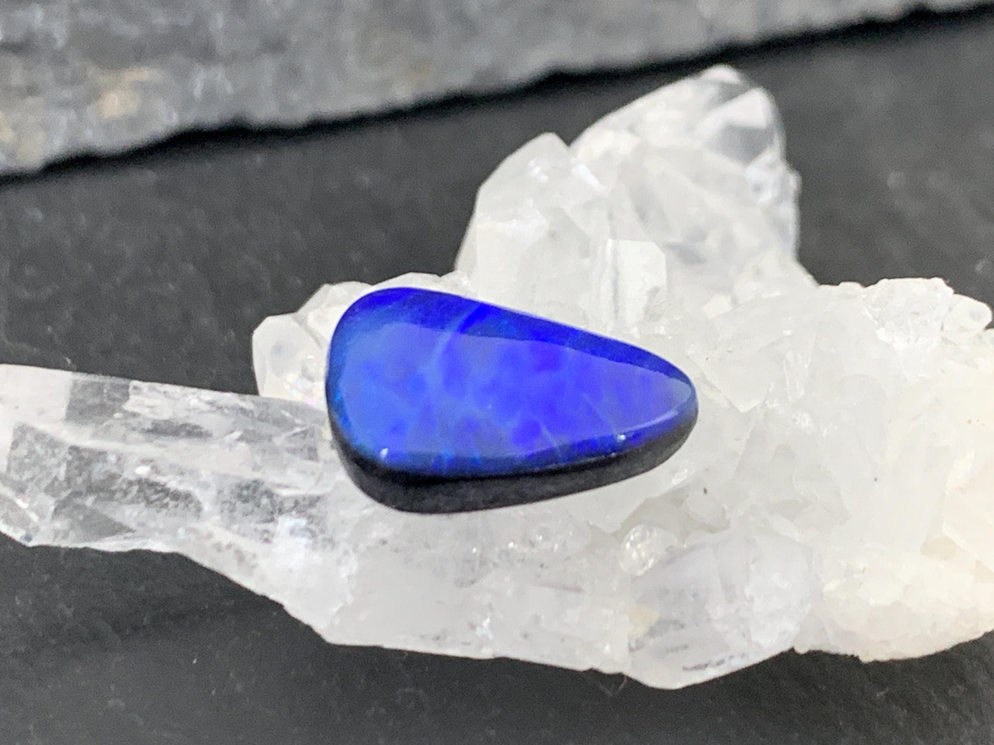 Australian Opal doublet 9x14x4mm cabochon