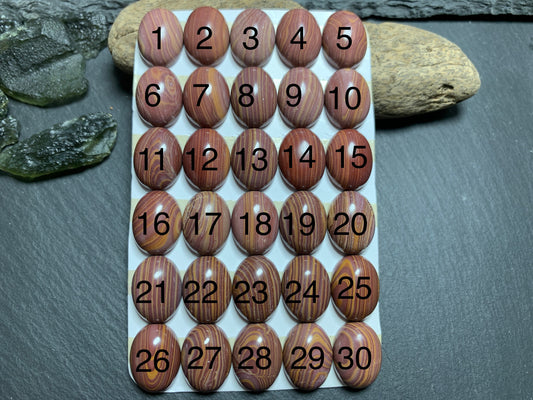 Hickoryte oval 12x16mm Cabochon - Calibrated cabochons