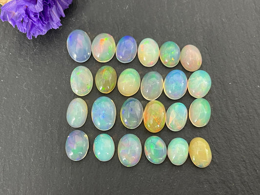 Ethiopian Opal oval 5x7mm cabochon