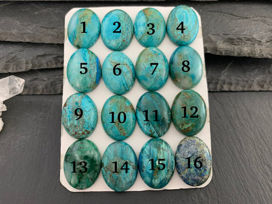Opaline oval 15x20mm cabochon - Calibrated cabochons