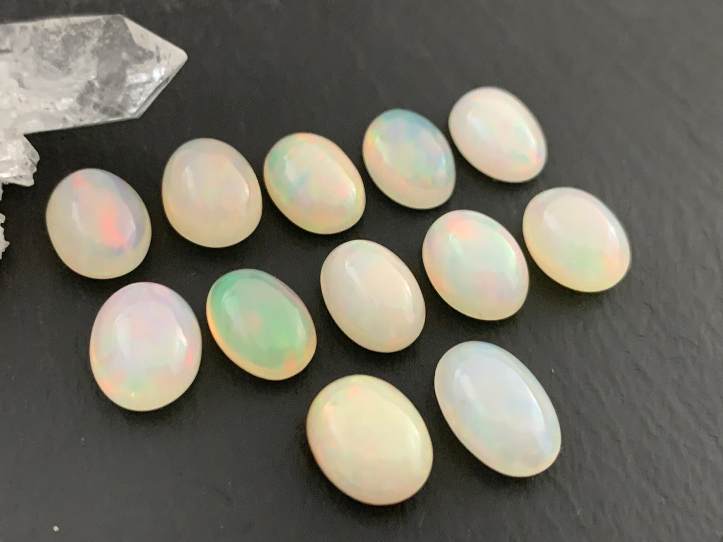 Ethiopian Opal 10-12mm long cabochon