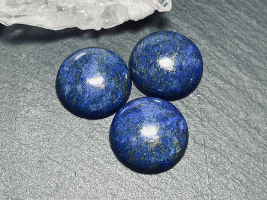 Lapis Lazuli round 18mm cabochon - Calibrated cabochons