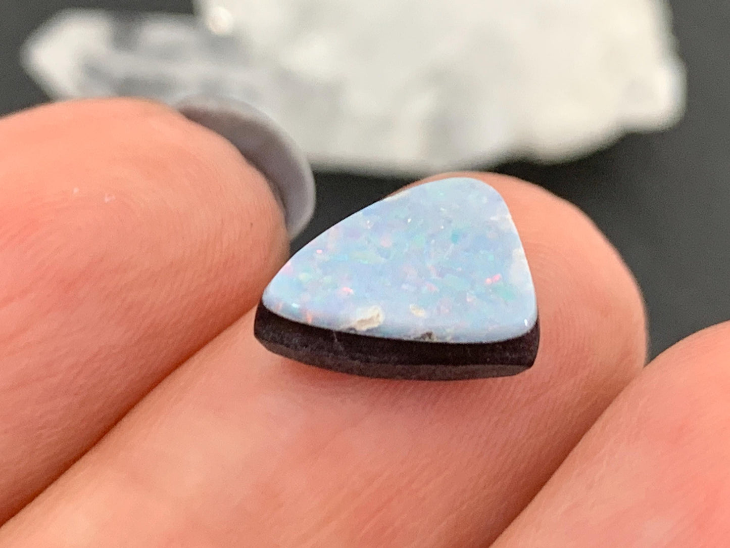 Australian Opal Doublet 8x11x3.5mm cabochon