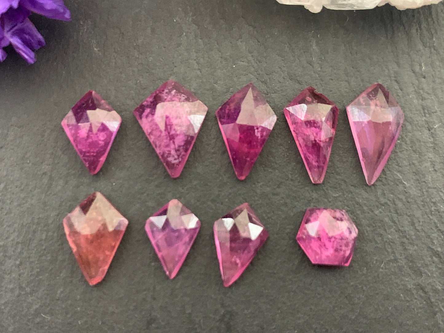Faceted Thailand Pink Sapphire cabochon | Select Your cabochon