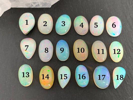 Ethiopian Opal 11mm long cabochon