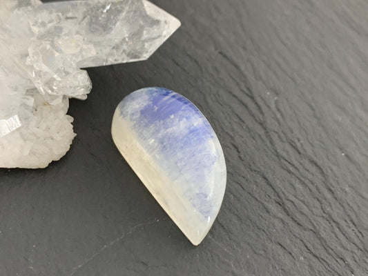 Rainbow Moonstone 23x12x8mm cabochon
