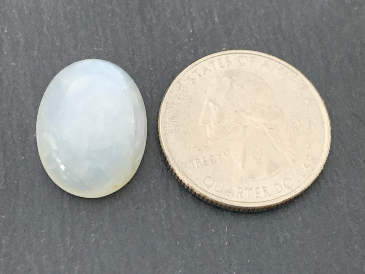White Moonstone Oval 15x20mm Cabochon - Calibrated Gemstone for Jewelry