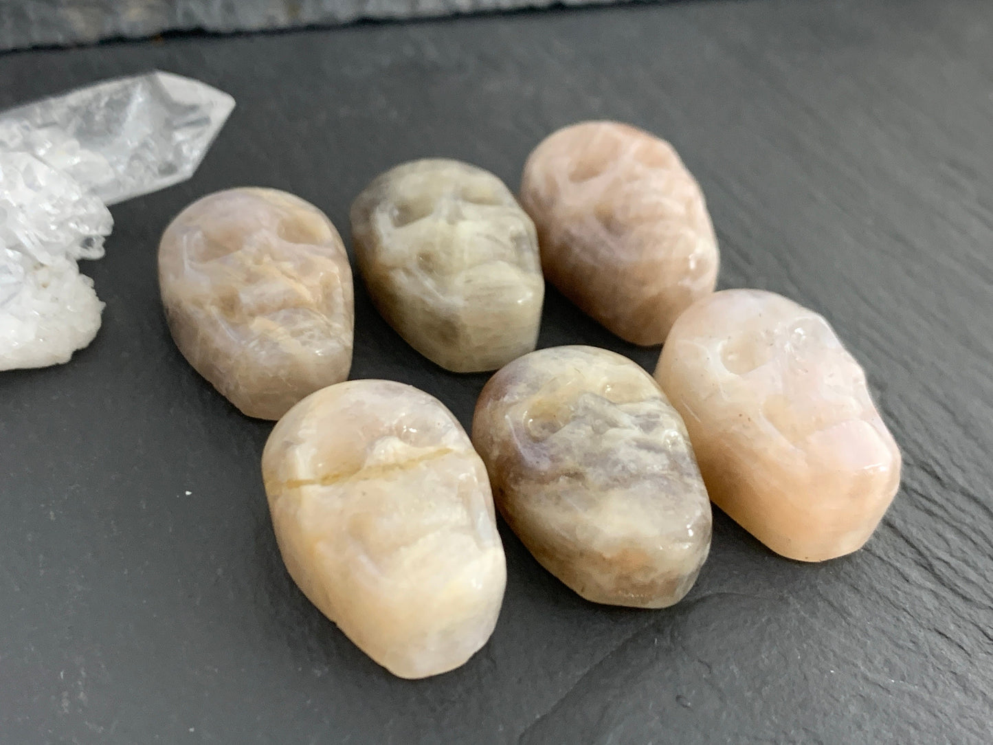 Moonstone Skull 15x22mm Cabochon