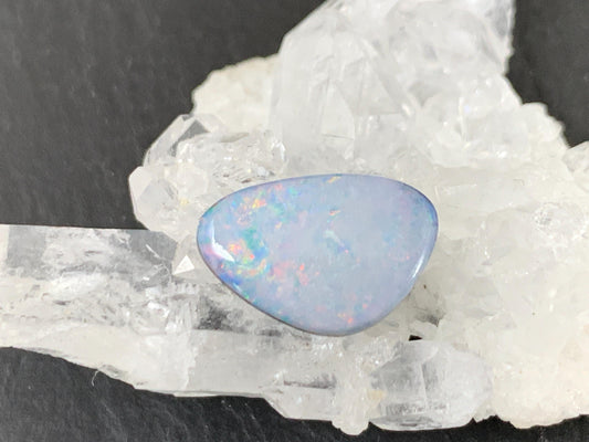 Australian Opal Doublet 9x13x4mm Free Form Cabochon - Natural Gemstone