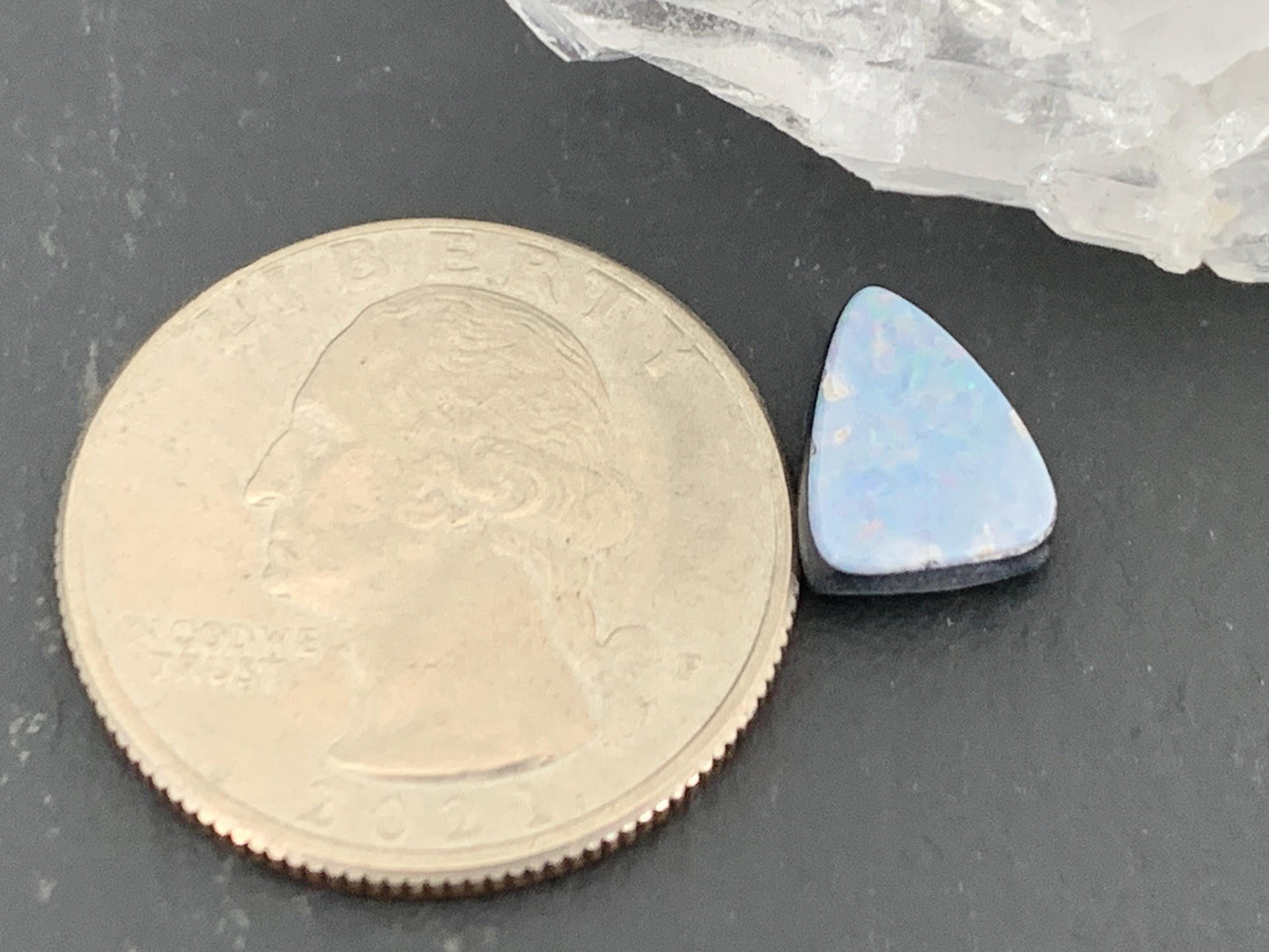 Australian Opal Doublet 8x11x3.5mm cabochon