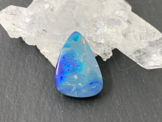 Australian Opal doublet 11x16x4mm cabochon