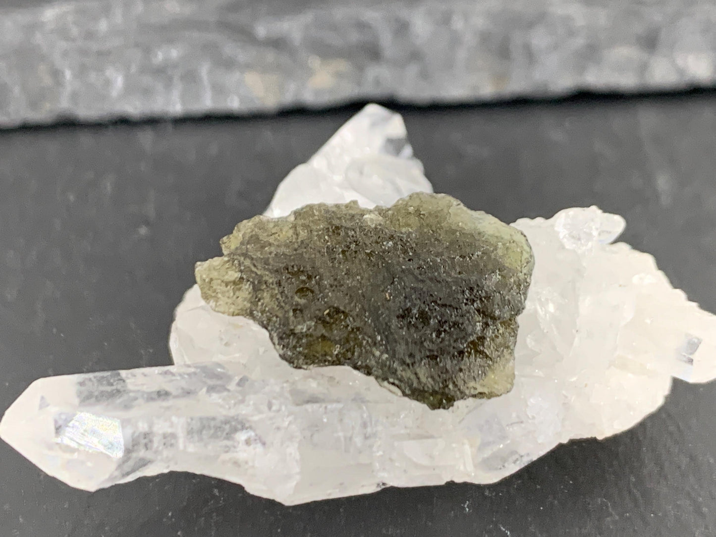 Moldavite Crystal: Natural Rough Stone (Czech Republic, 1.74g)