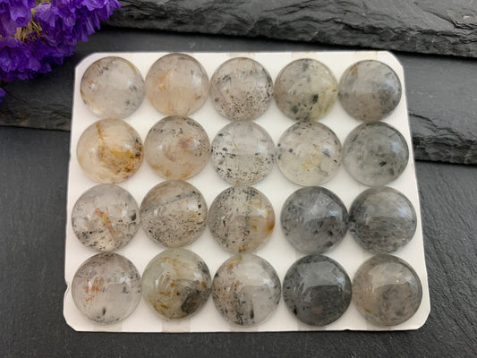 Super 7 round 15mm cabochon - Calibrated cabochons