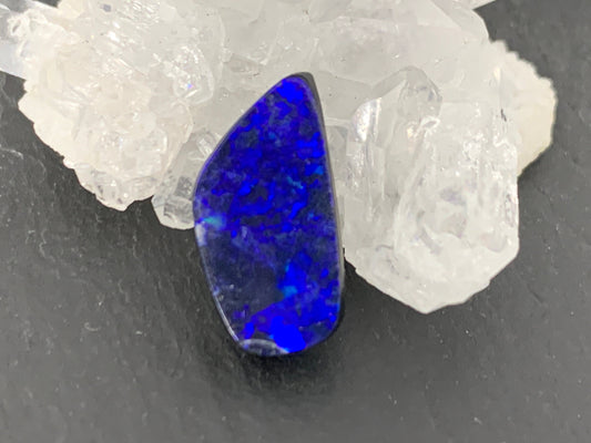 Australian Opal doublet 8x16x3mm cabochon