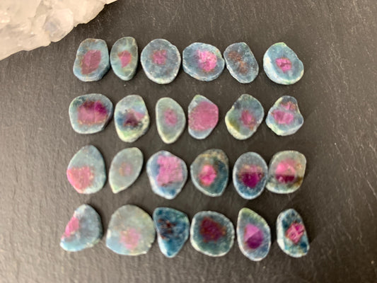 Watermelon Ruby 9-10mm long slice