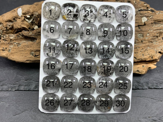 Super 7 square cushion 12x12mm cabochon- Calibrated cabochons