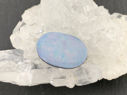 Australian Opal doublet 8x12x3mm cabochon