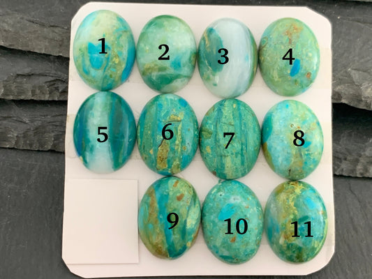 Opaline oval 15x20mm cabochon - Calibrated cabochons