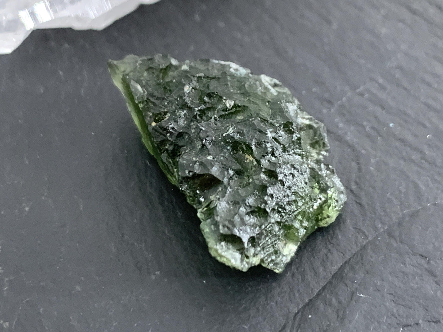 Moldavite Crystal: Natural Rough Stone (Czech Republic, 4.43g)
