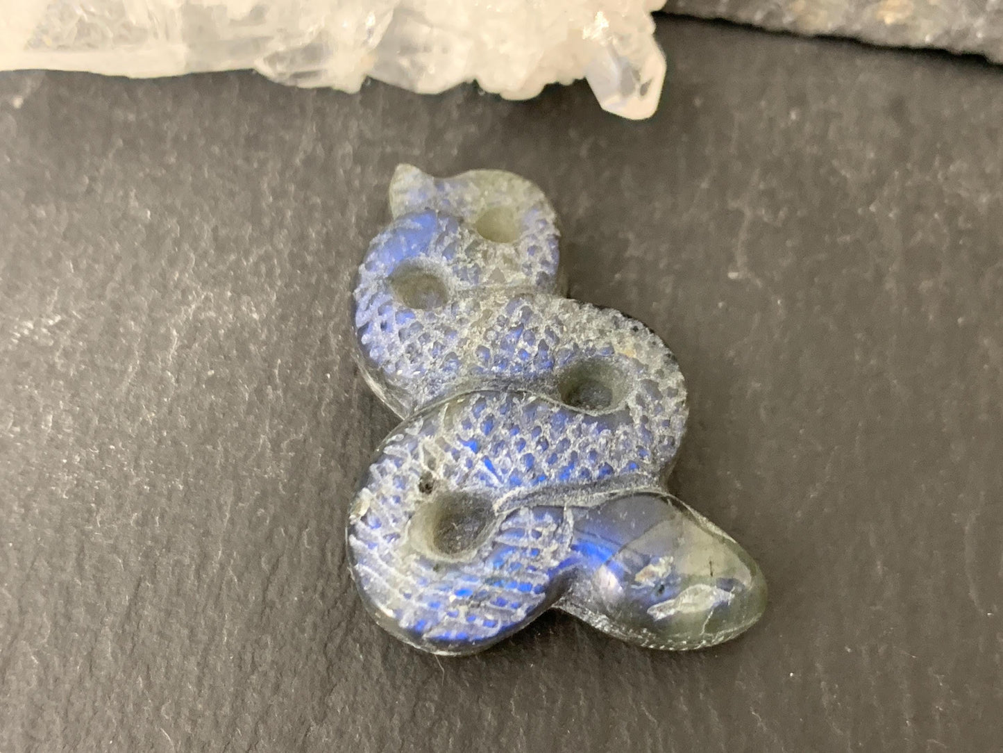 Labradorite Snake Cabochon 31x20mm